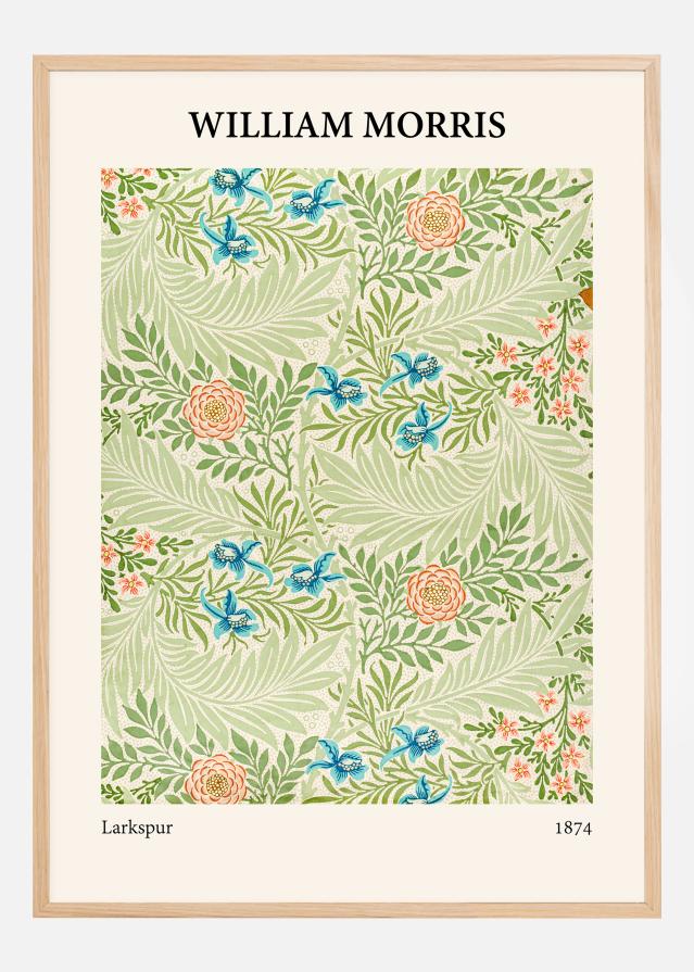 Bildverkstad William Morris - Larkspur Poster