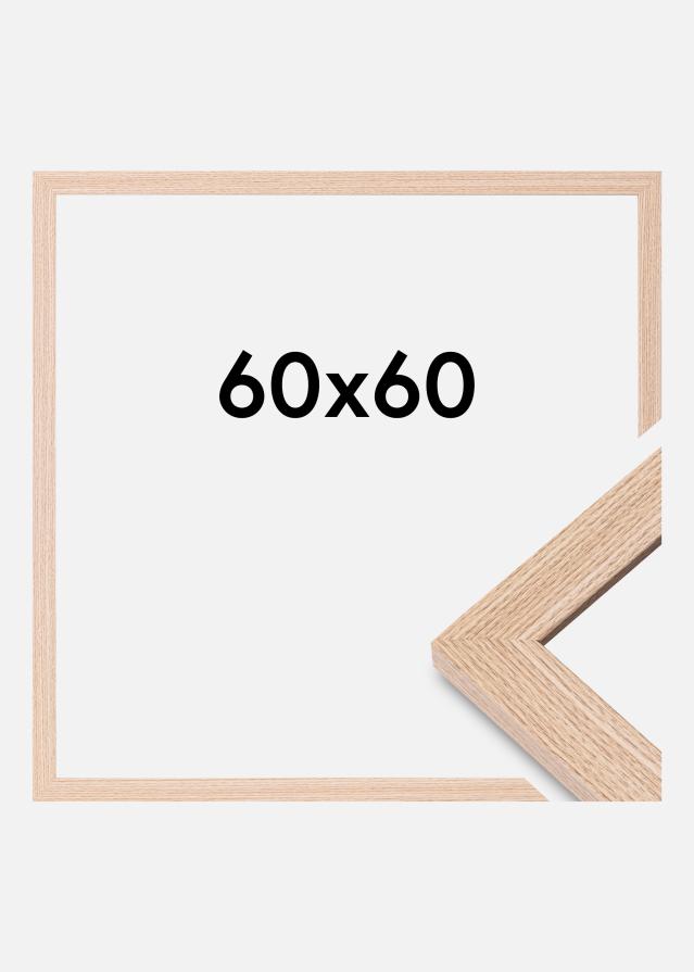 BGA Frame Deco Acrylic Glass Oak 60x60 cm