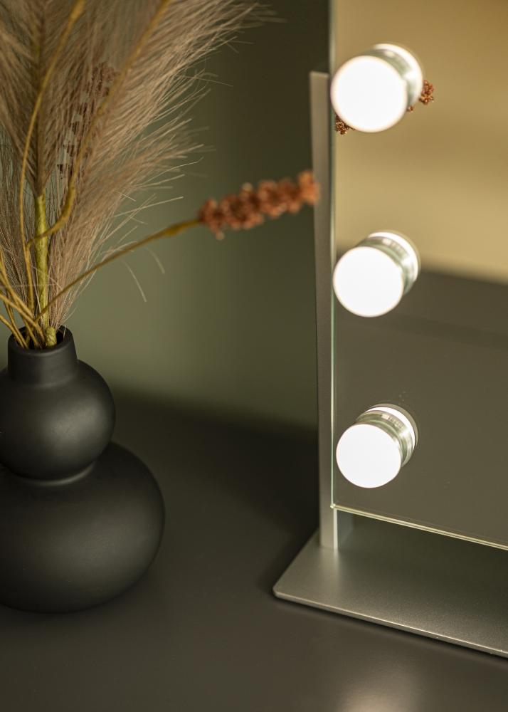 KAILA KAILA Make-up Mirror Soft Corner LED Silver 65x50 cm