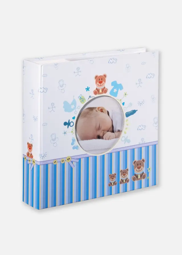 Difox Play Album Blue - 200 Pictures in 10x15 cm (4x6")