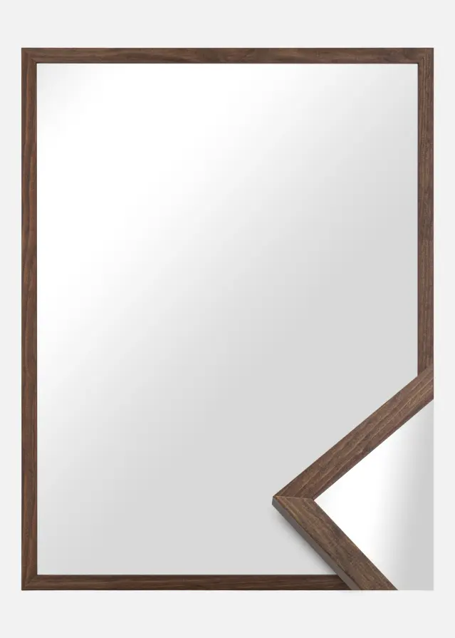 Ramverkstad Mirror Galant Walnut - Custom Size