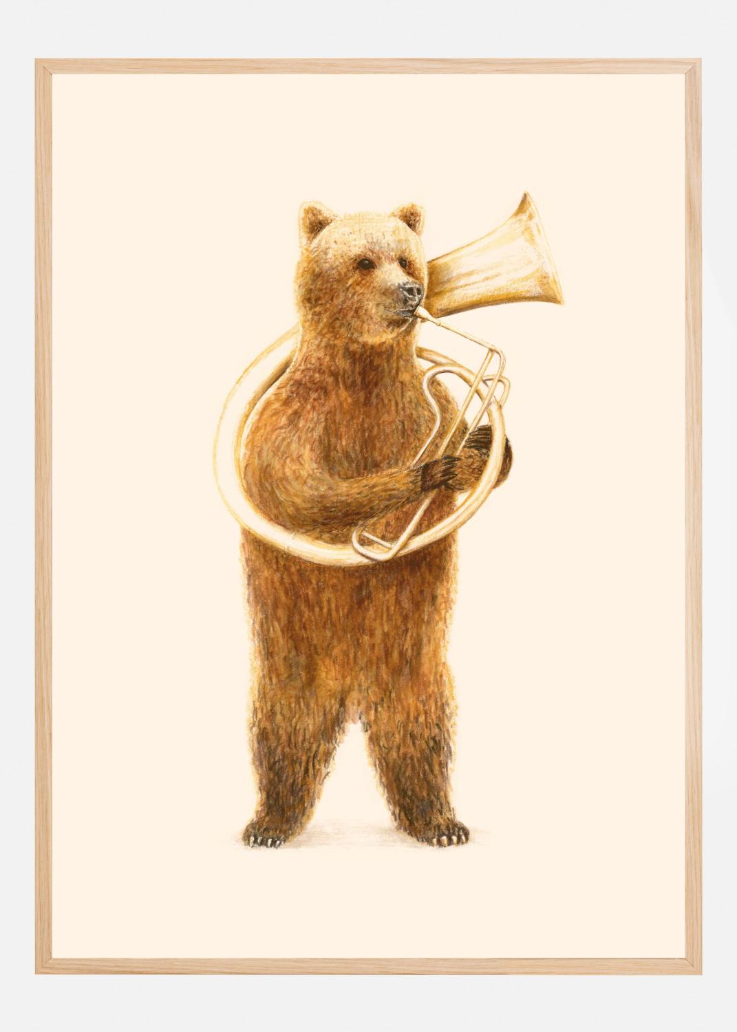 Product Image for The Bear and His Helicon Poster (60x90 cm)