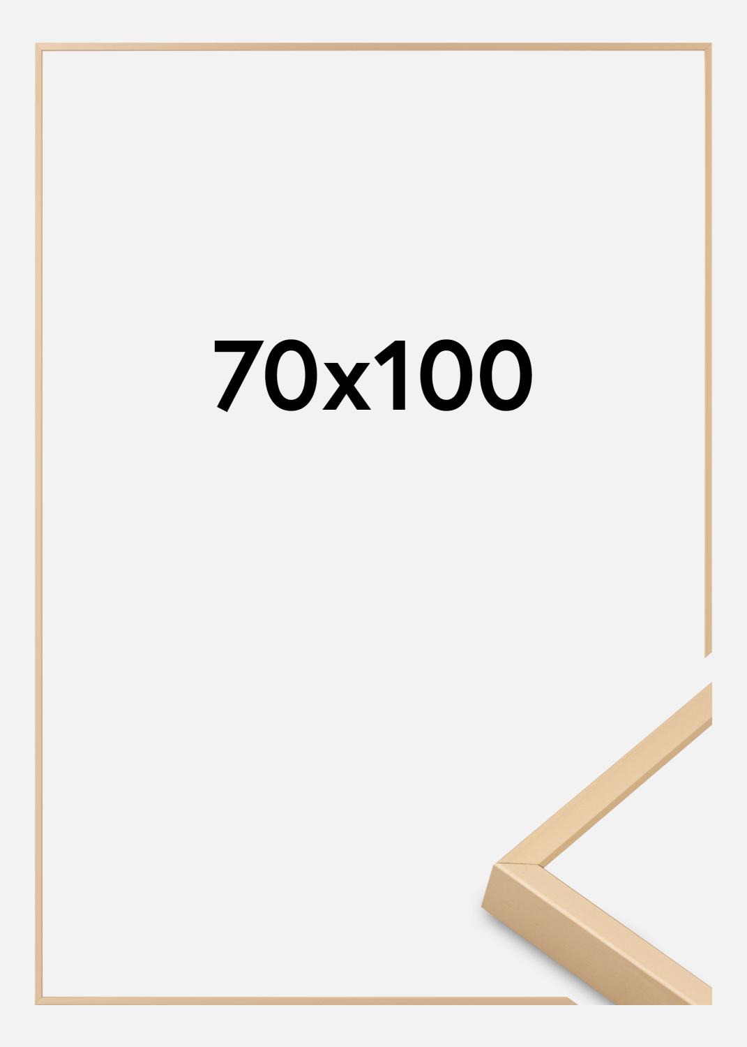 Product Image for Aluminium Frame Acrylic Glass Brass 70x100 cm
