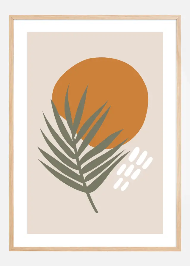 Bildverkstad Illustrated Palm Poster