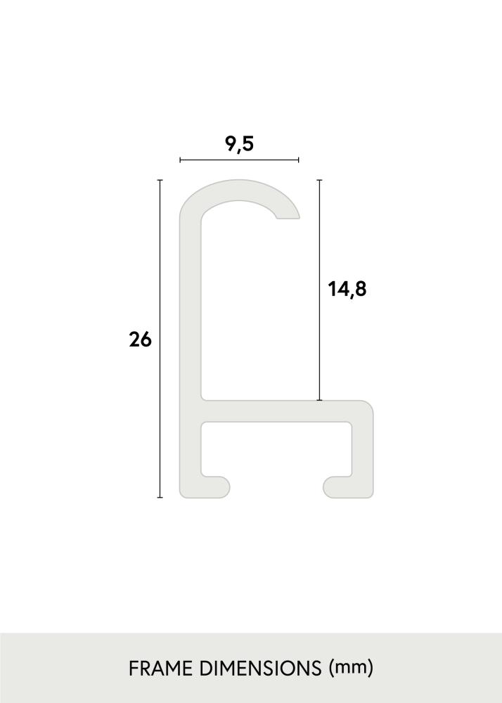 Ramverkstad Frame Sandhamn Black - Custom Size