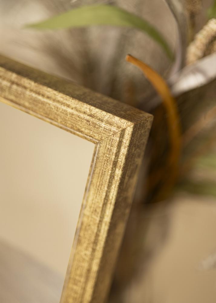 Ramverkstad Mirror Nyhyttan Antique Gold - Custom Size