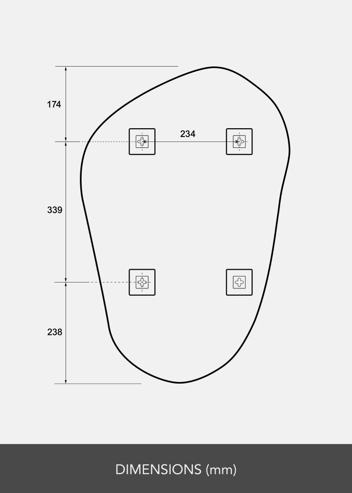 BGA Mirror Purity 50x75 cm