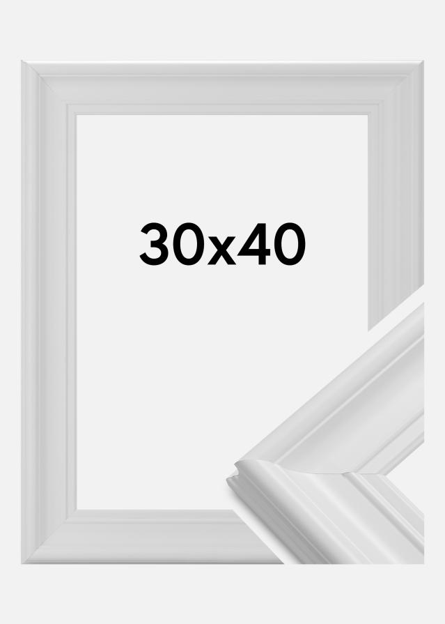 Galleri 1 Frame Mora Premium Acrylic glass White 30x40 cm