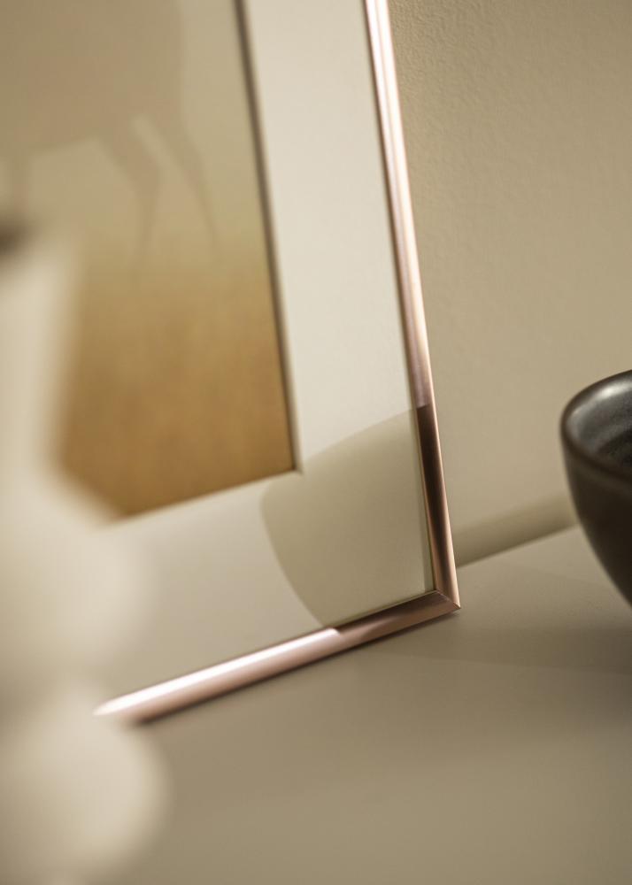 Ram med passepartou Frame Scandi Rose Gold 30x40 cm - Picture Mount White 21x30 cm