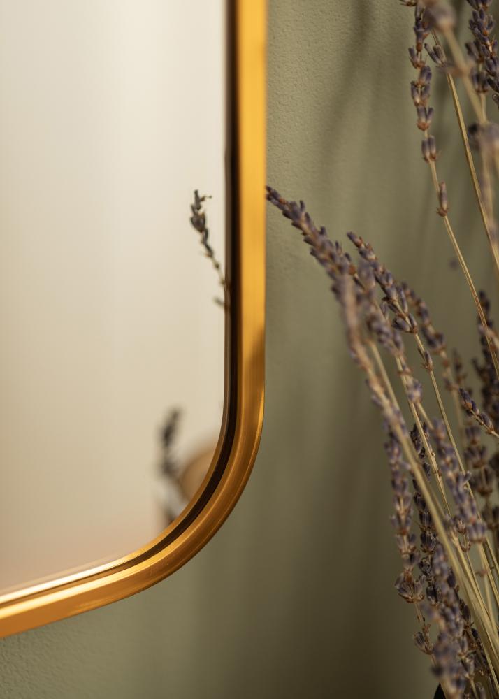 House Nordic Mirror Madrid Brass 50x70 cm