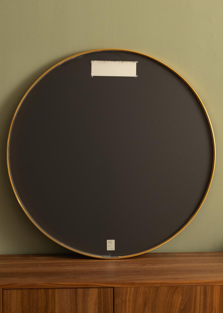 House Nordic Mirror Madrid Brass 80 cm Ø