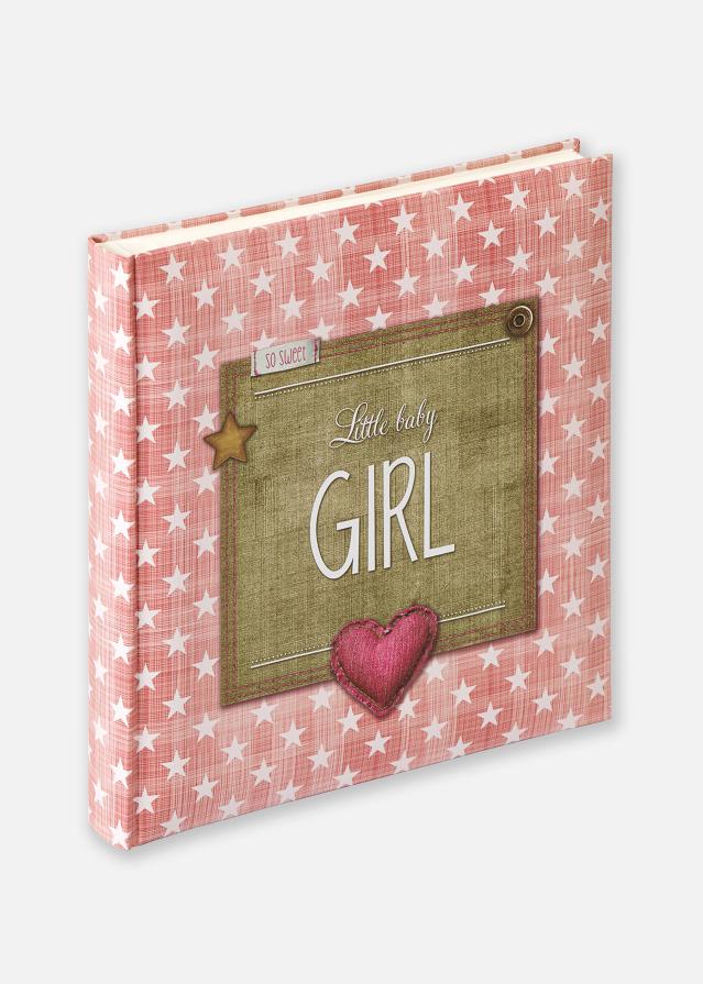 Walther Little Baby album Girl Pink - 28x30.5 cm (50 White pages / 25 sheets)