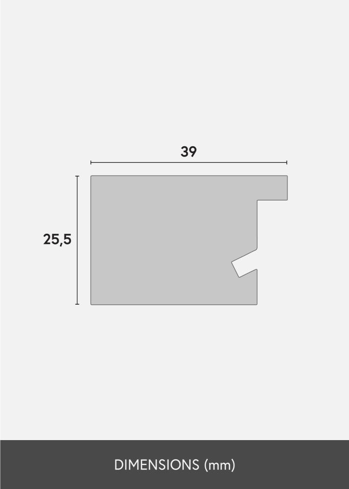 Mavanti Frame Juno Acrylic Glass Teak 70x70 cm