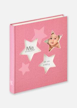 Walther Estrella Baby album Pink - 28x30,5 cm (50 White pages / 25 sheets)