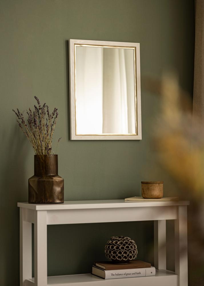 Ramverkstad Mirror Leonie White - Custom Size