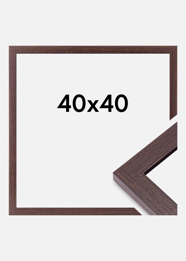 BGA Frame Deco Acrylic Glass Walnut 40x40 cm