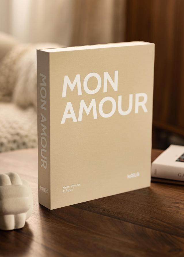 KAILA KAILA MON AMOUR - Coffee Table Photo Album (60 Black Pages)