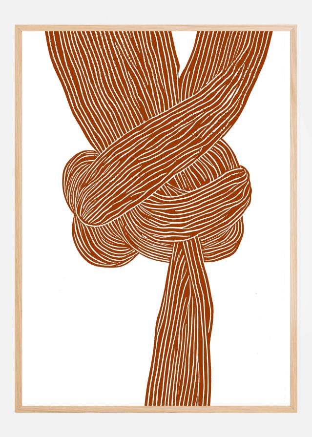 Bildverkstad Knots No 4 Poster