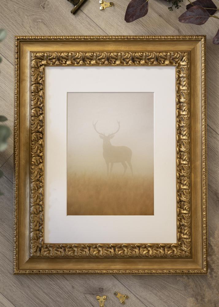 Ramverkstad 60x90 Ombud Frame Drottningholm Gold III - Custom Size