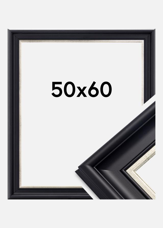 Galleri 1 Frame Dalarna Acrylic glass Black-Silver 50x60 cm