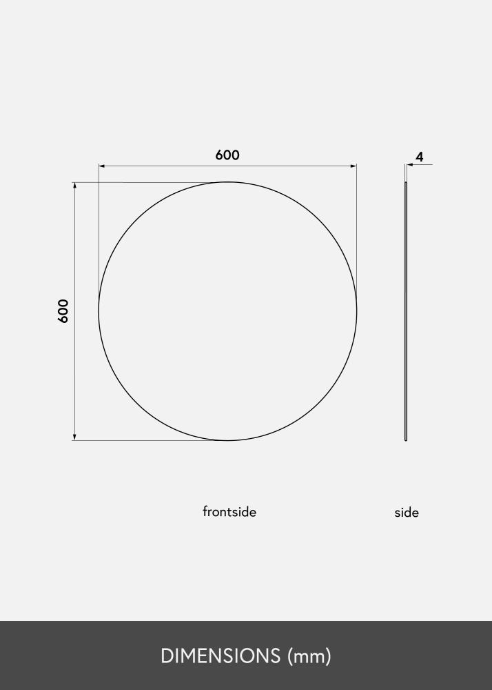 KAILA KAILA - Round Mirror 60 cm Ø