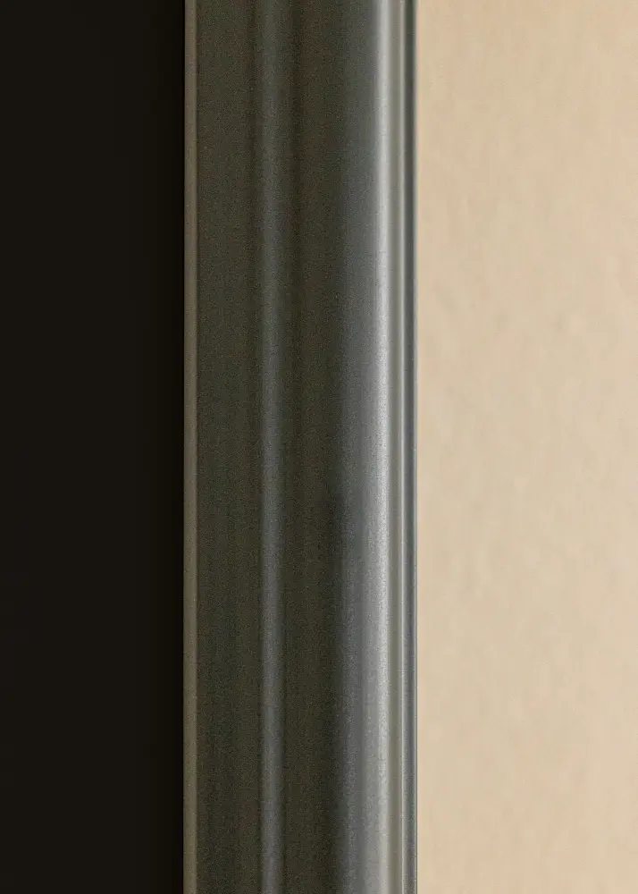 Ram med passepartou Frame Siljan Black 70x90 cm - Picture Mount Black 60x80 cm