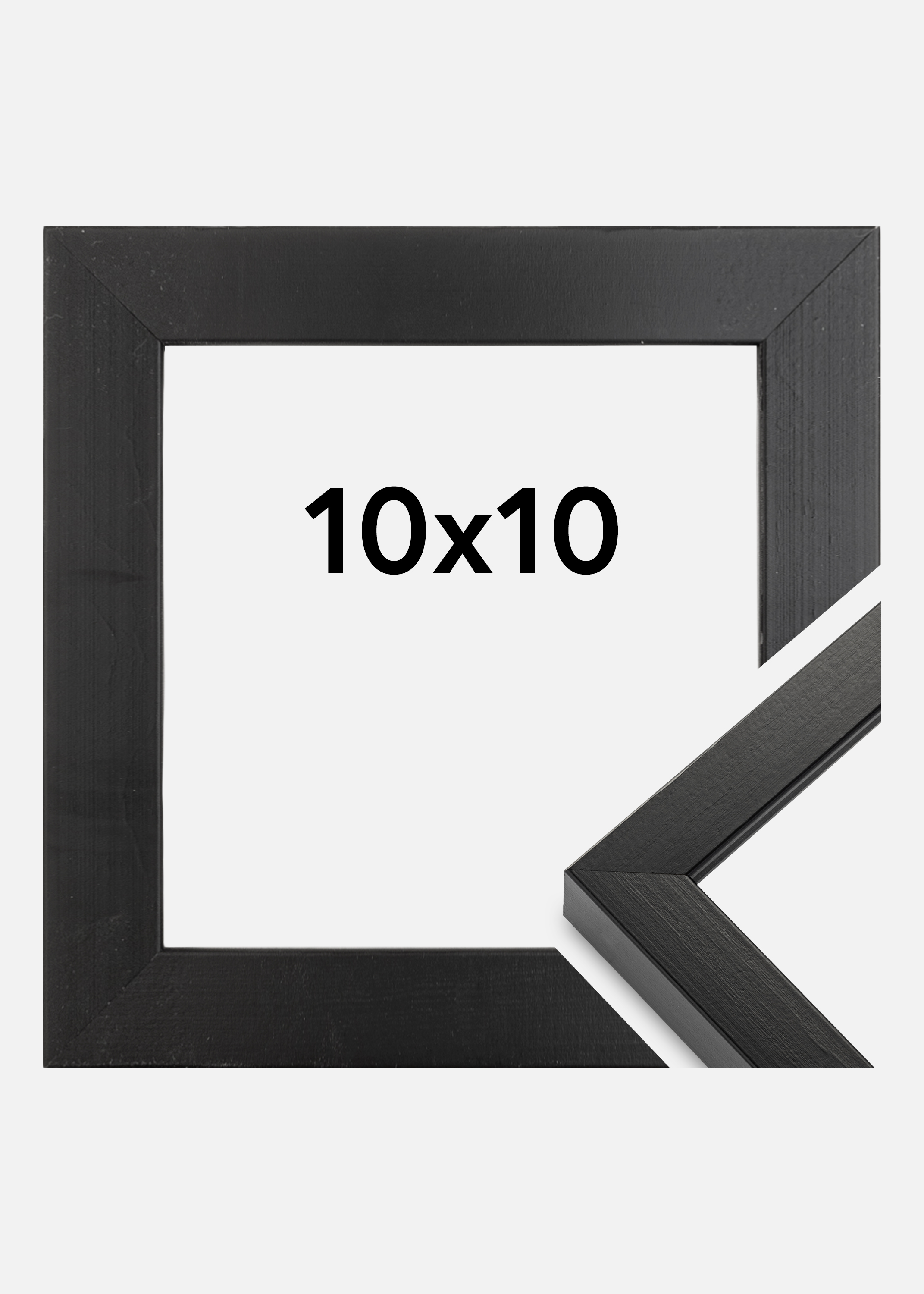 Frame Amanda Box Black 10x10 cm
