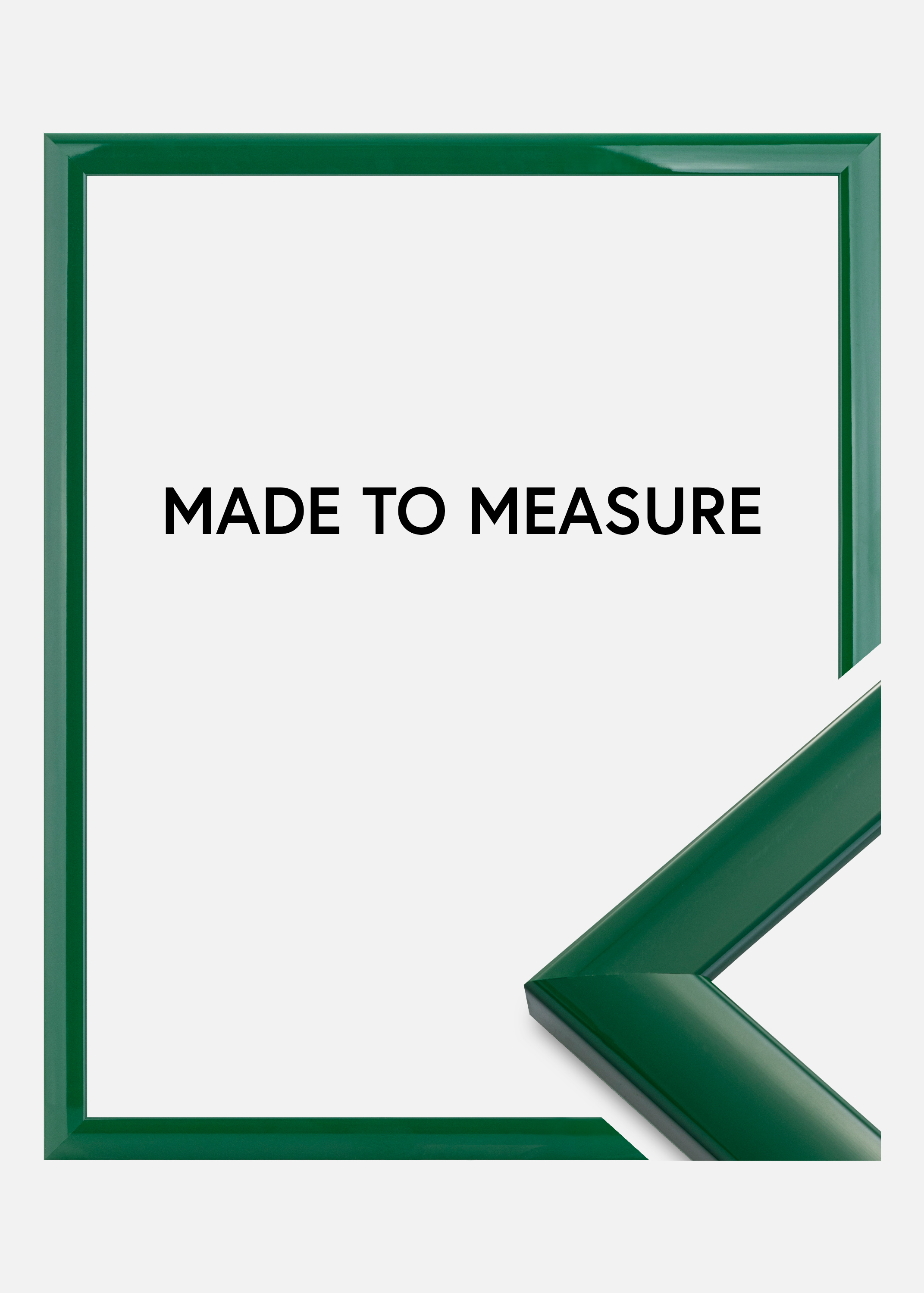 Frame Dorset Green - Custom Size (Acrylic Glass)