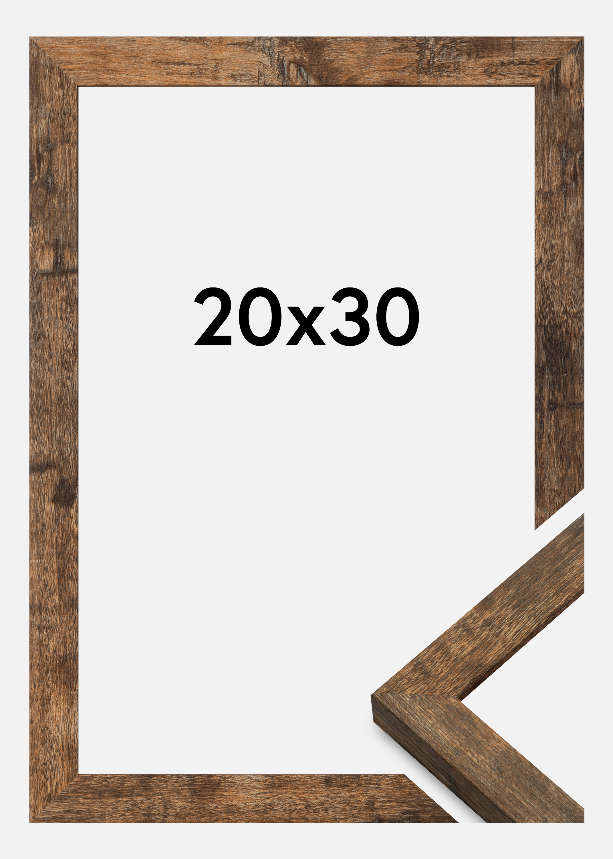 Frame Fiorito Acrylic Glass Washed Oak 20x30 cm