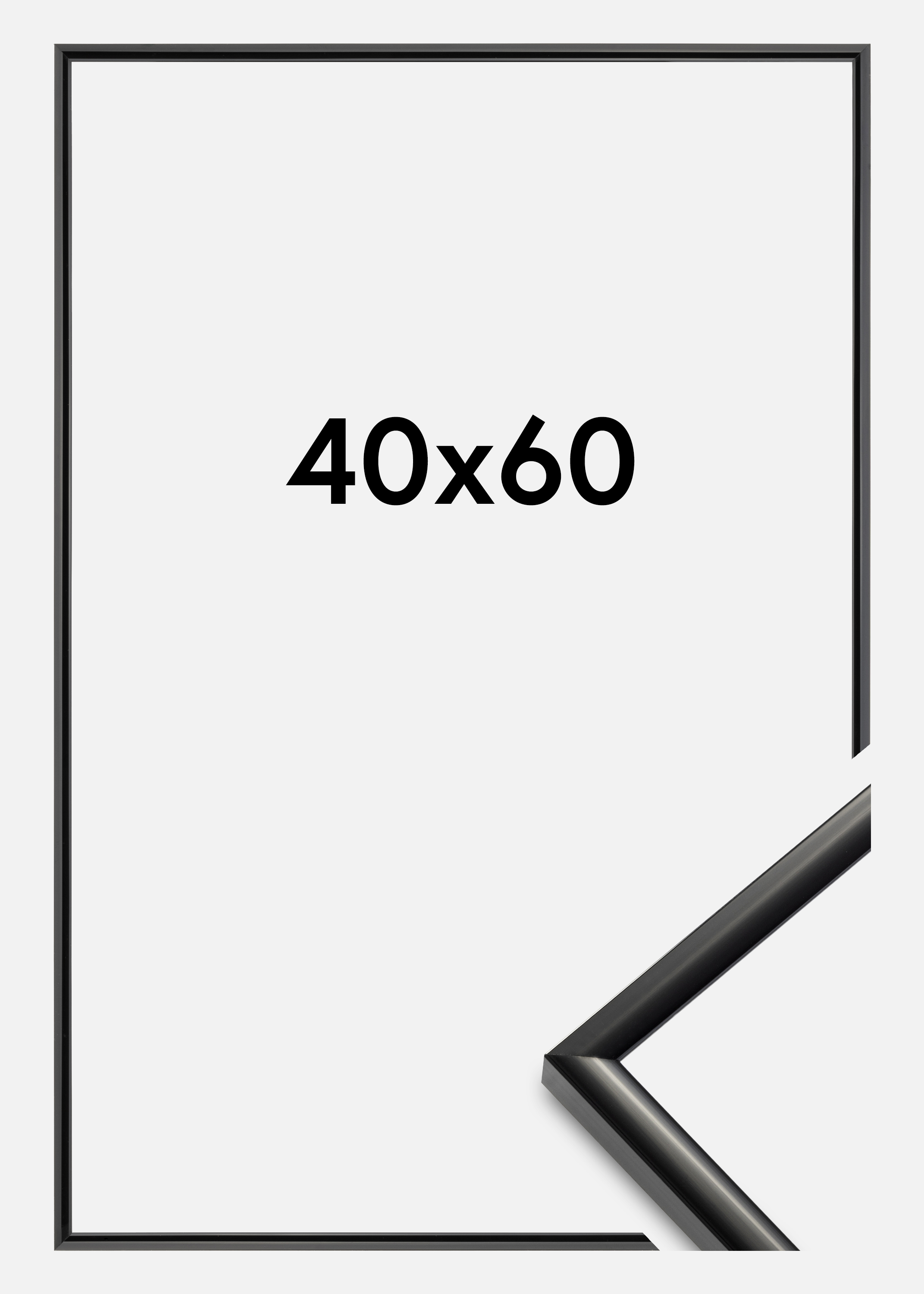 Frame New Lifestyle Acrylic glass Black 40x60 cm