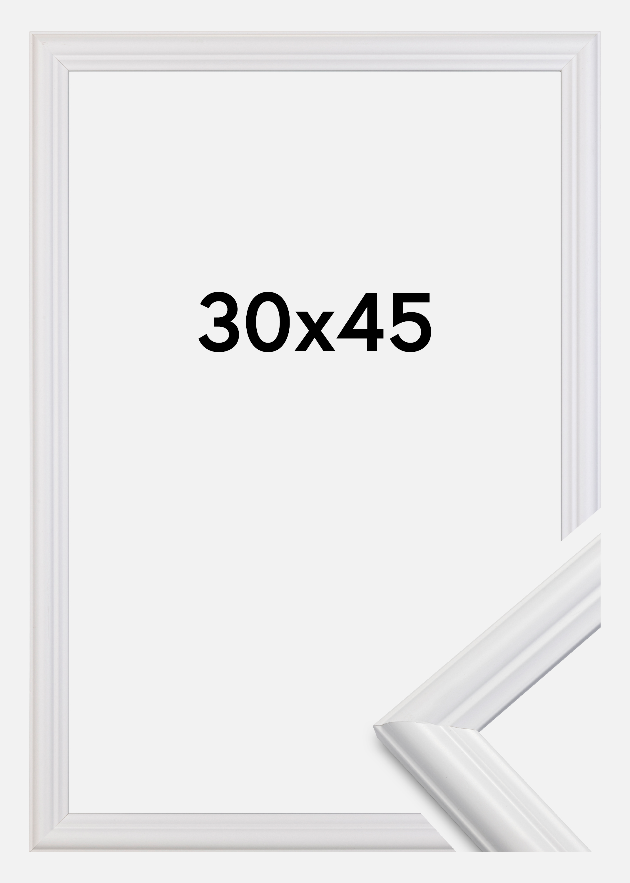 Frame Siljan Acrylic glass White 30x45 cm