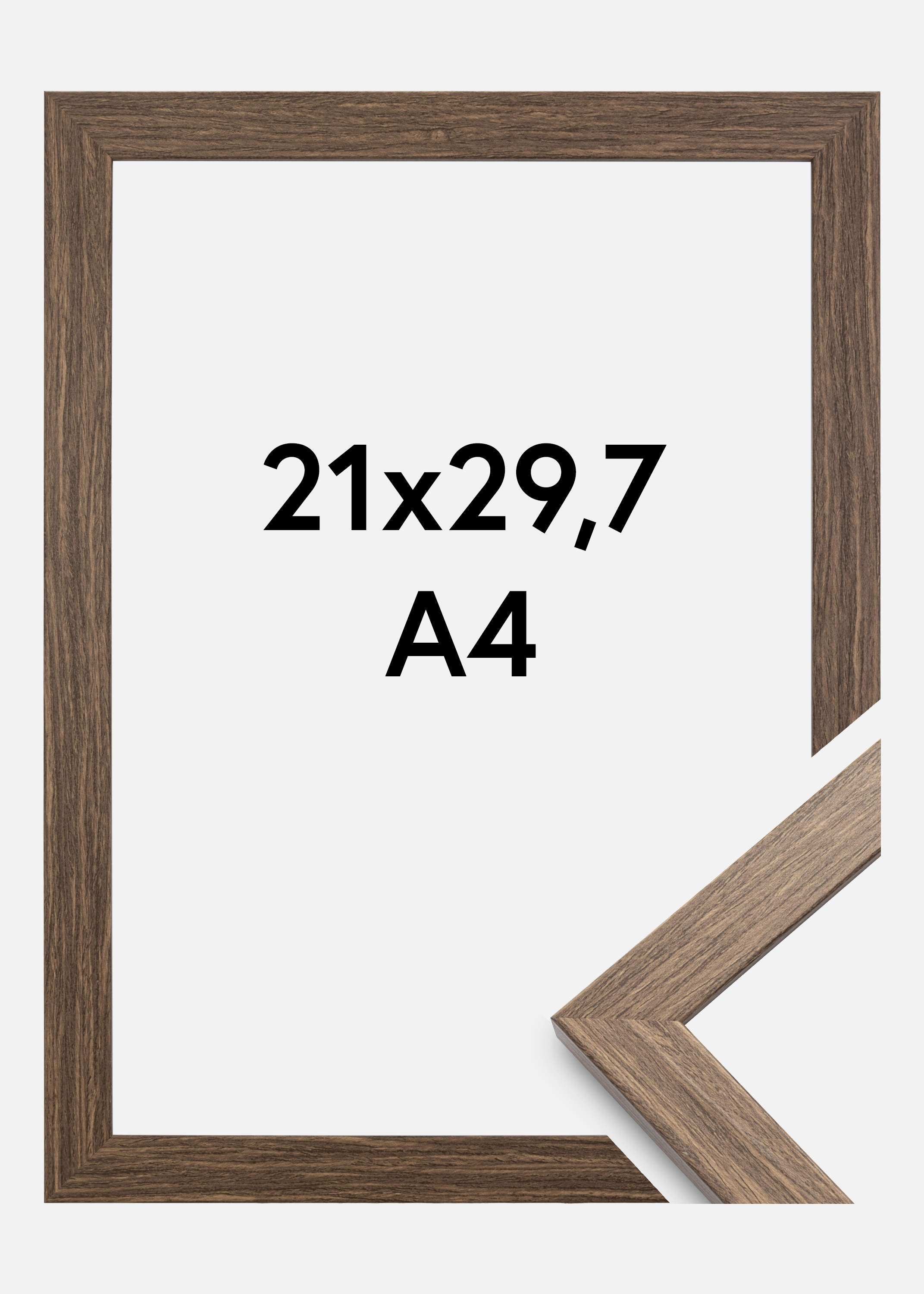 Frame Stilren Acrylic glass Cold Brown 21x29.7 cm (A4)