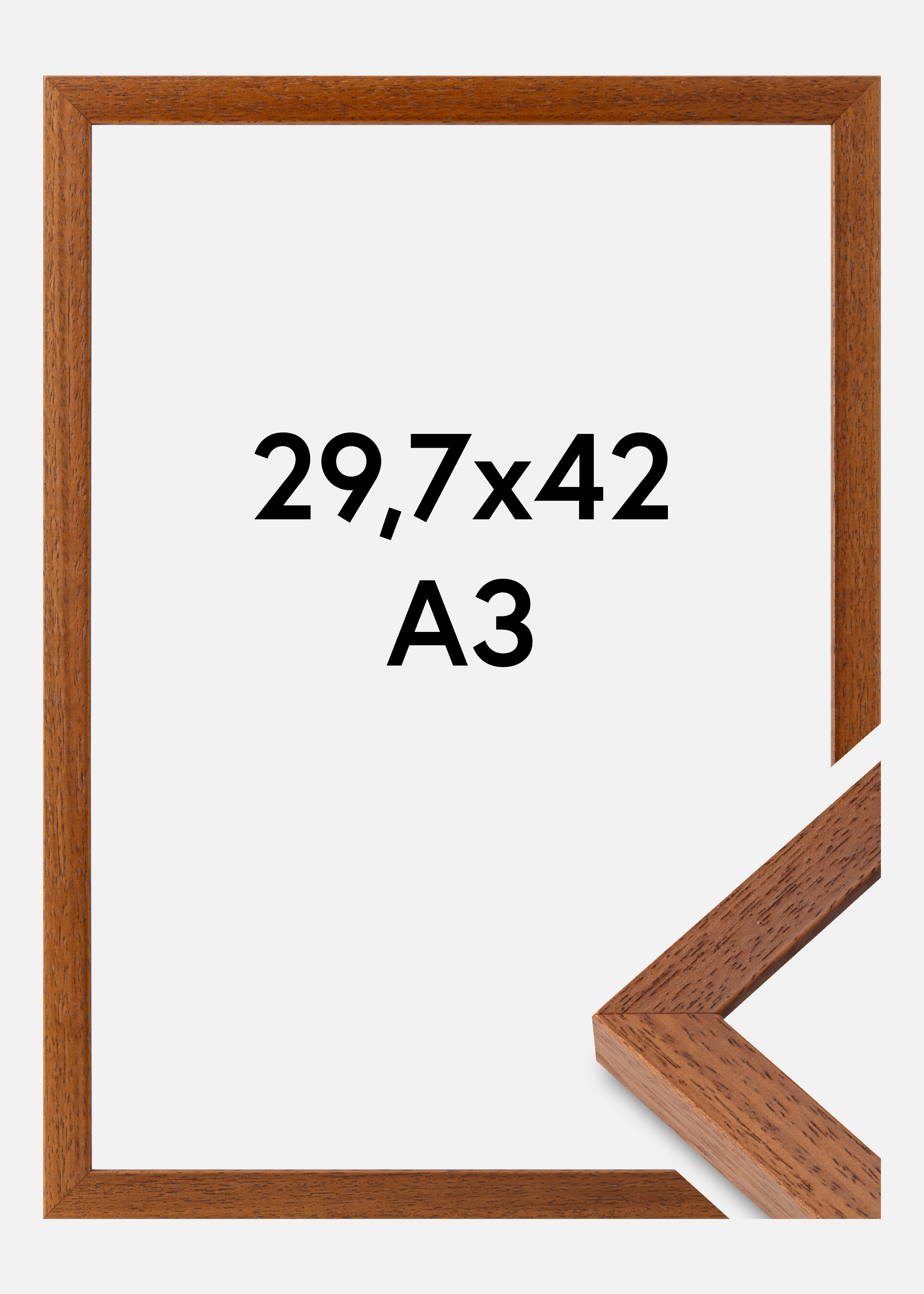 Frame Hermes Acrylic Glass Beech 29.7x42 cm (A3)