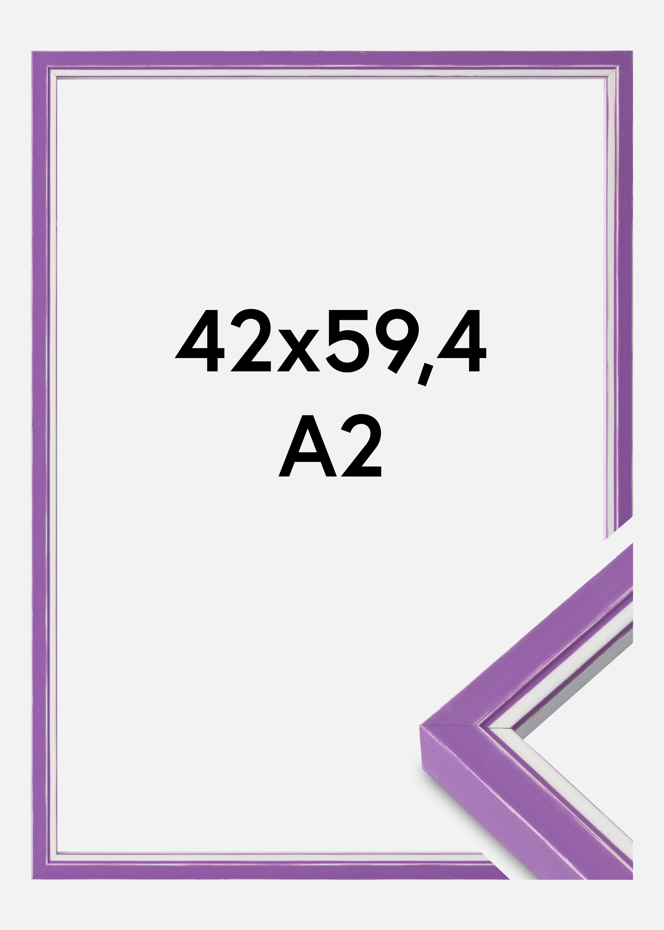 Frame Diana Acrylic Glass Purple 42x59.4 cm (A2)