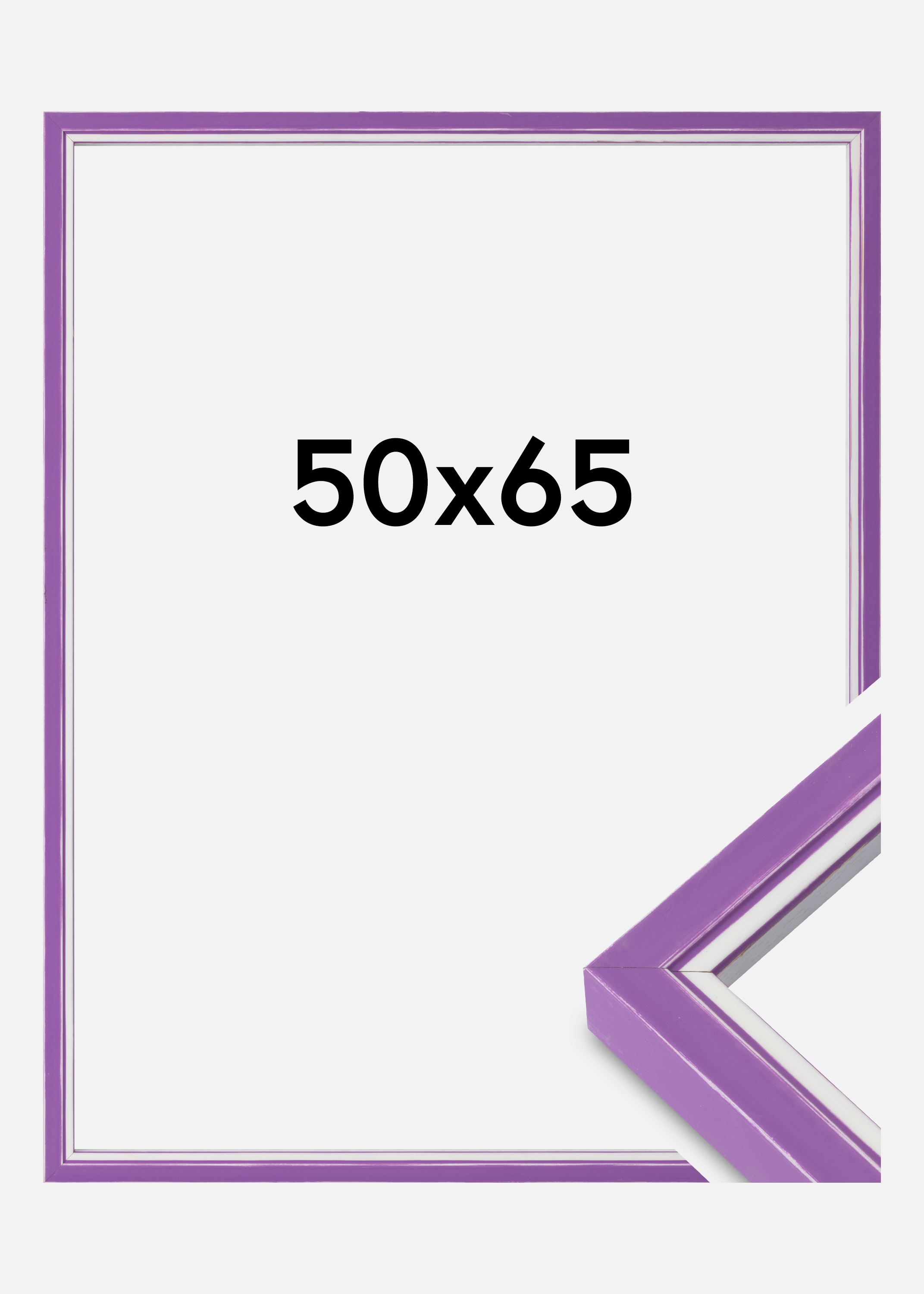 Frame Diana Acrylic Glass Purple 50x65 cm