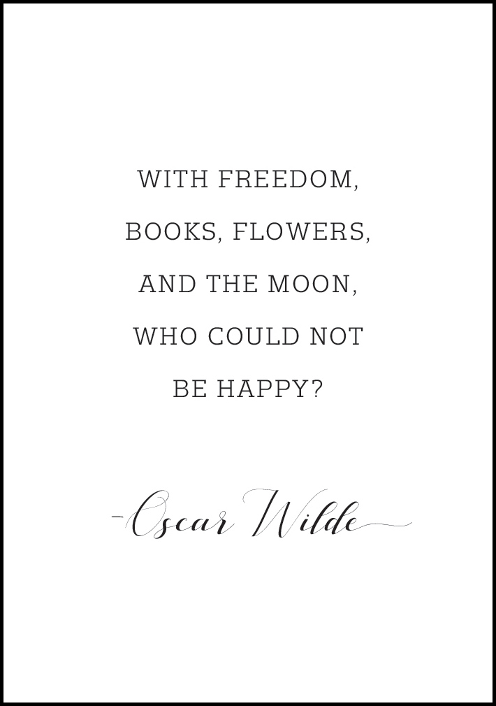 Buy With freedom, books, flowers, and the moon, who could not be happy ...