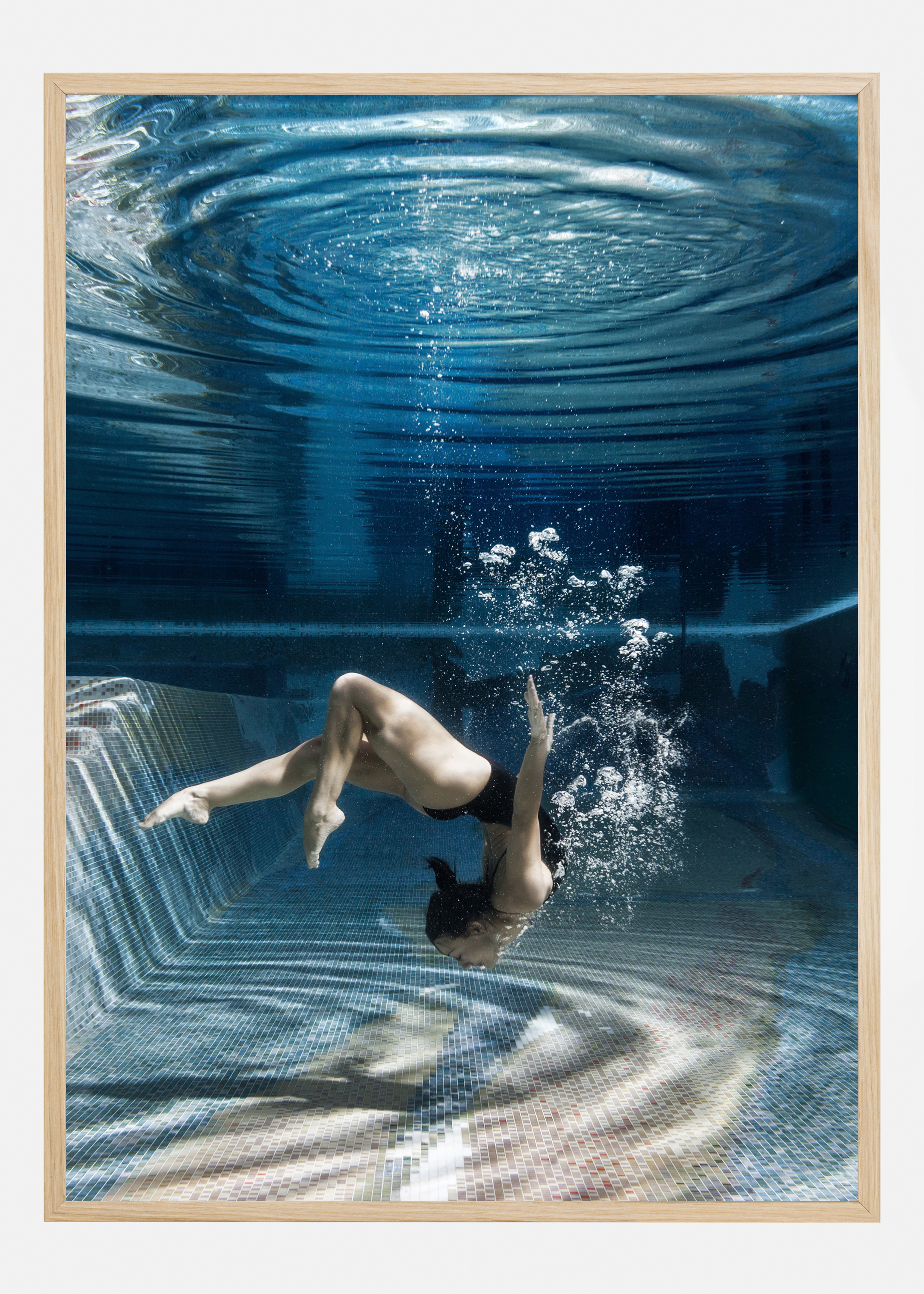 Swimming Inside Poster (50x70 cm)