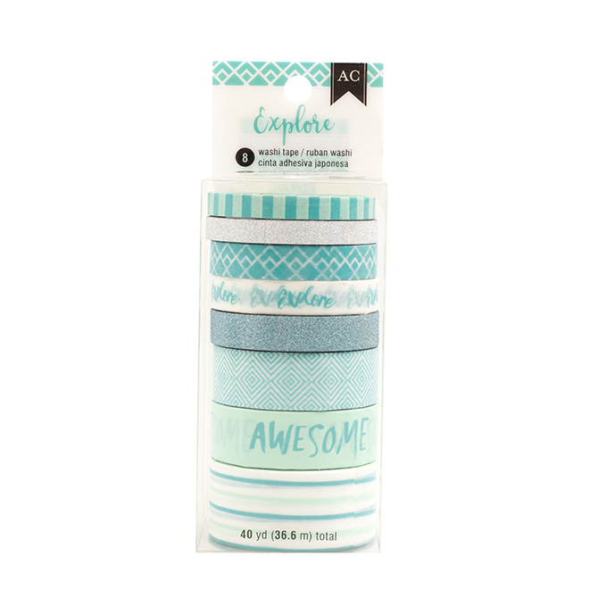 American Crafts Everyday Washi Tape Blue